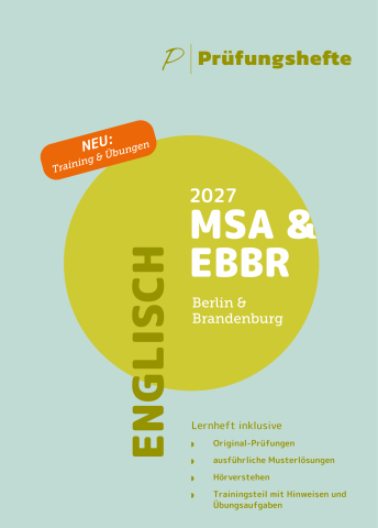 Englisch Prüfungen - MSA/eBBR 2027